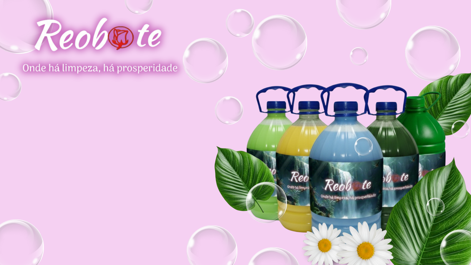 Produtos de limpeza Reobote Limp